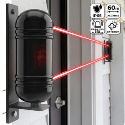 Barrera Infrarroja Exterior Gadnic Detector Seguridad Sensor Doble Haz