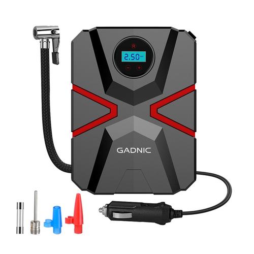 Inflador Portátil Gadnic 150 PSI Con Pantalla Digital Para Autos Y Bicicletas