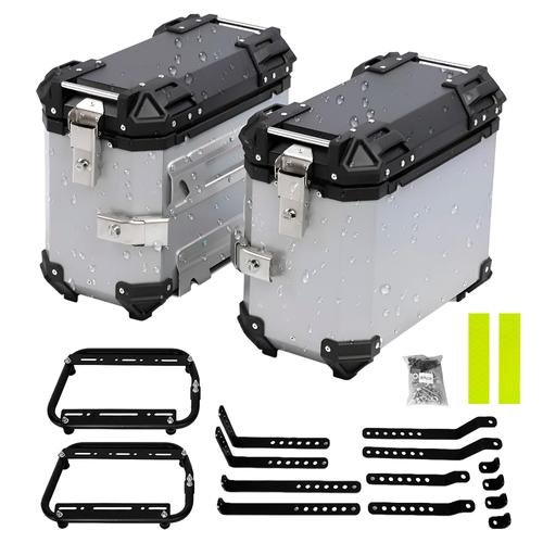Kit 2 Baules Laterales Vetra by Gadnic 38L Aluminio Universal