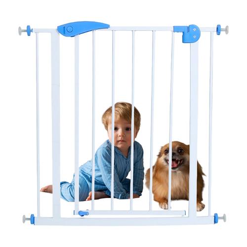Puerta de Seguridad para Bebes y Mascotas Gadnic Ajustable Sin Perforar Doble Traba Cierre Automatico Doble Sentido Uso Interior