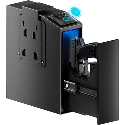 Caja Fuerte Para Pistola Gadnic Vertical Con Seguridad Por Huella Dactilar Llave De Acceso Y Código PIN