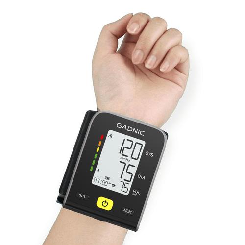 Tensiómetro Digital Automático de Muñeca Gadnic Pantalla LCD Memoria 2 Usuarios