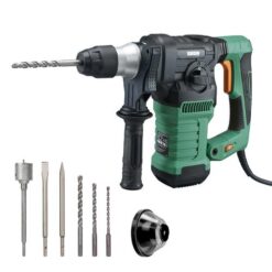Rotomartillo Bron by Gadnic 3 en 1 Alta Potencia 1500W Velocidad Ajustable SDS Plus 800 RPM 6J 230V 50Hz Kit Completo Broca Copa 60 mm