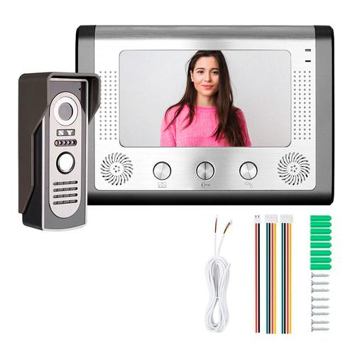 Portero Visor Eléctrico Timbre Gadnic Pantalla LCD Con Cámara