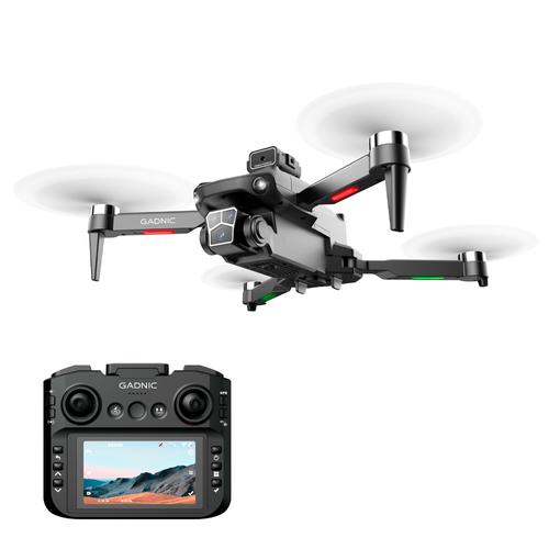 Drone GADNIC Aeroview 4K Pantalla 45 GPS Control Remoto Cámara Dual
