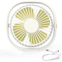 Mini Ventilador Gadnic De Escritorio Silencioso Usb 3 Velocidades Angulo Ajustable