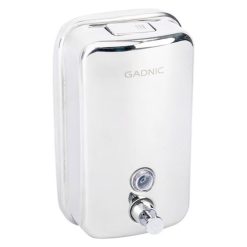 Dispenser de Jabon Liquido Gadnic Metálico 1000ml Baño y Cocina