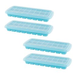 Kit x4 Bandeja de Cubitos de Hielo Gadnic CB36 Hielera de Silicona Ecológica