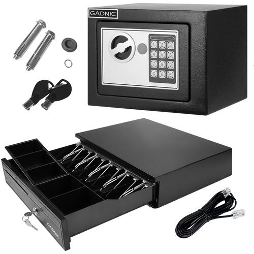 Kit Comercial Gaveta Dinero 5 Billetes G405 Caja Fuerte E17