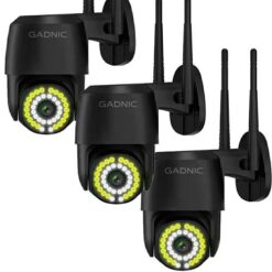Kit x3 Cámara de Seguridad Gadnic Audio Bidireccional
