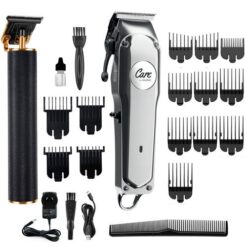 Maquina de Cortar el Pelo Inoxidable + Patillera Profesional Gadnic