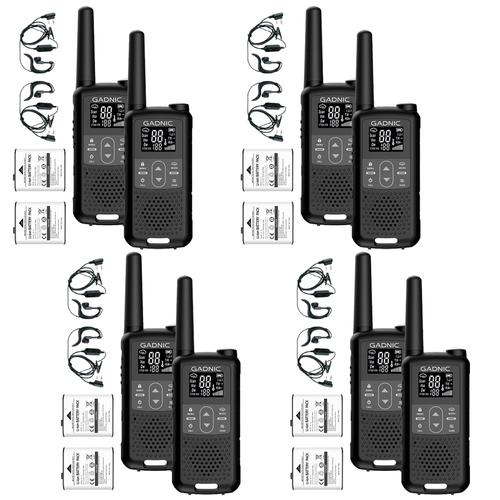 Kit x 4 Handy Gadnic WK5200 Kit 2 Unidades 22CH UHF Display USB C + Manos Libres