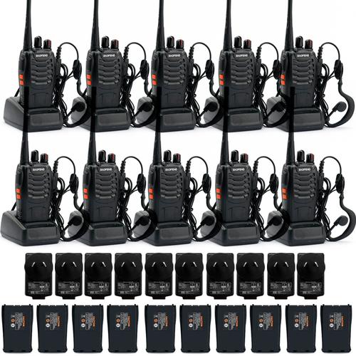 Kit x 10 Handy Baofeng BF-999S 5w 16CH UHF Hasta 10km