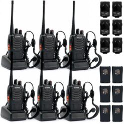 Kit x 6 Handy Baofeng BF-999S 5w 16CH UHF Hasta 10km