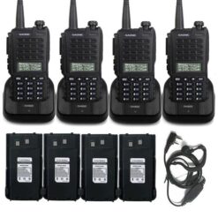 Handy Gadnic WK88 Kit x4 Bi-Banda 10w 128CH Hasta 12km + 8 Baterías y 4 Manos Libres
