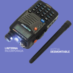 Handy Baofeng UV-5RA Kit x4 Bi-Banda 5w 128CH Hasta 10km + 8 Baterías y 4 Manos Libres