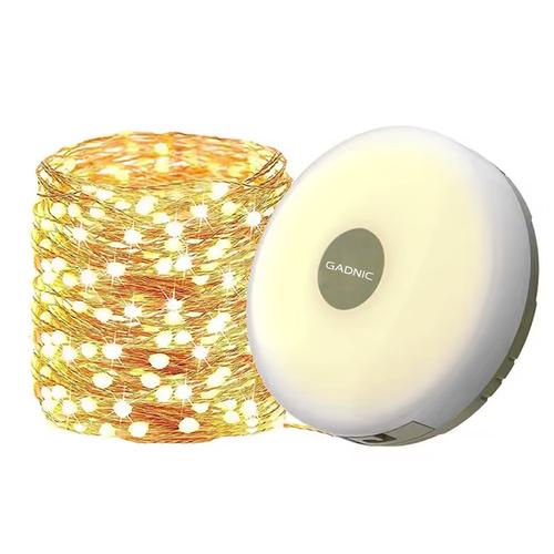 Luz LED Tira Gadnic BT PL4086 Camping Recargable USB C 200 Lumenes IP44 Bateria 1800 mAh