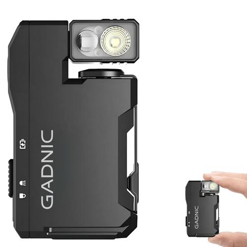 Linterna Recargable Gadnic CS Q001 Compacta RGB 6500K 2W USB C Clip