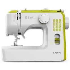 Máquina De Coser Gadnic Multifuncional 12 puntadas Función Retroceso Luz LED Brazo Libre Velocidad Ajustable 71W