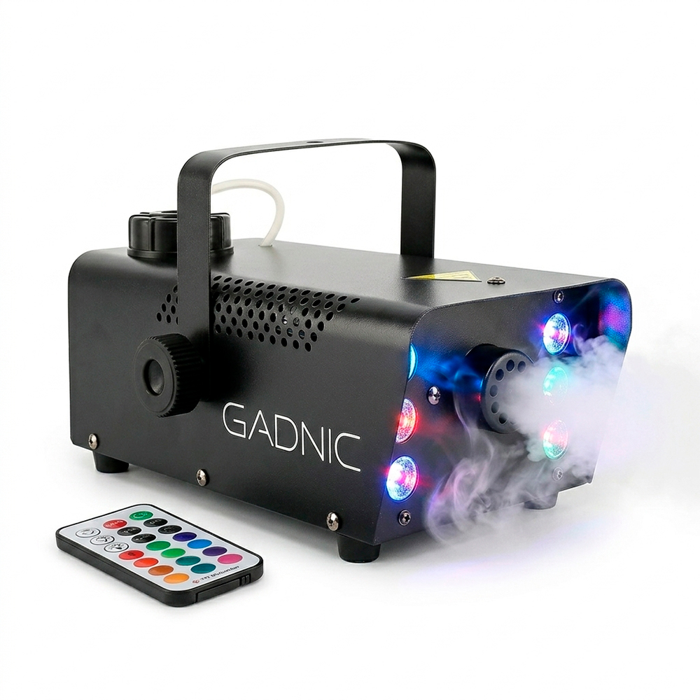 Mini Maquina de Humo Gadnic Portatil Con Luz LEDS