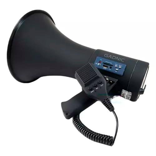 Megáfono Portátil Gadnic Con Micrófono Removible