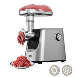 Picadora De Carne Electrica Cuk By Gadnic Titanium 600W 1800W Max Funcion Reversa 2 Discos De Picado Produccion 2 5kg Min