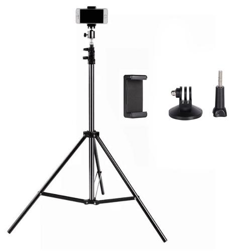 Trípode Gadnic TR24-7 Ultra Liviano 2,1 Mts + Soporte Para Celulares, Cámaras y Fotografía