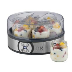 Yogurtera Digital Cuk By Gadnic 126 L  7 Frascos Vidrio  Panel Programable