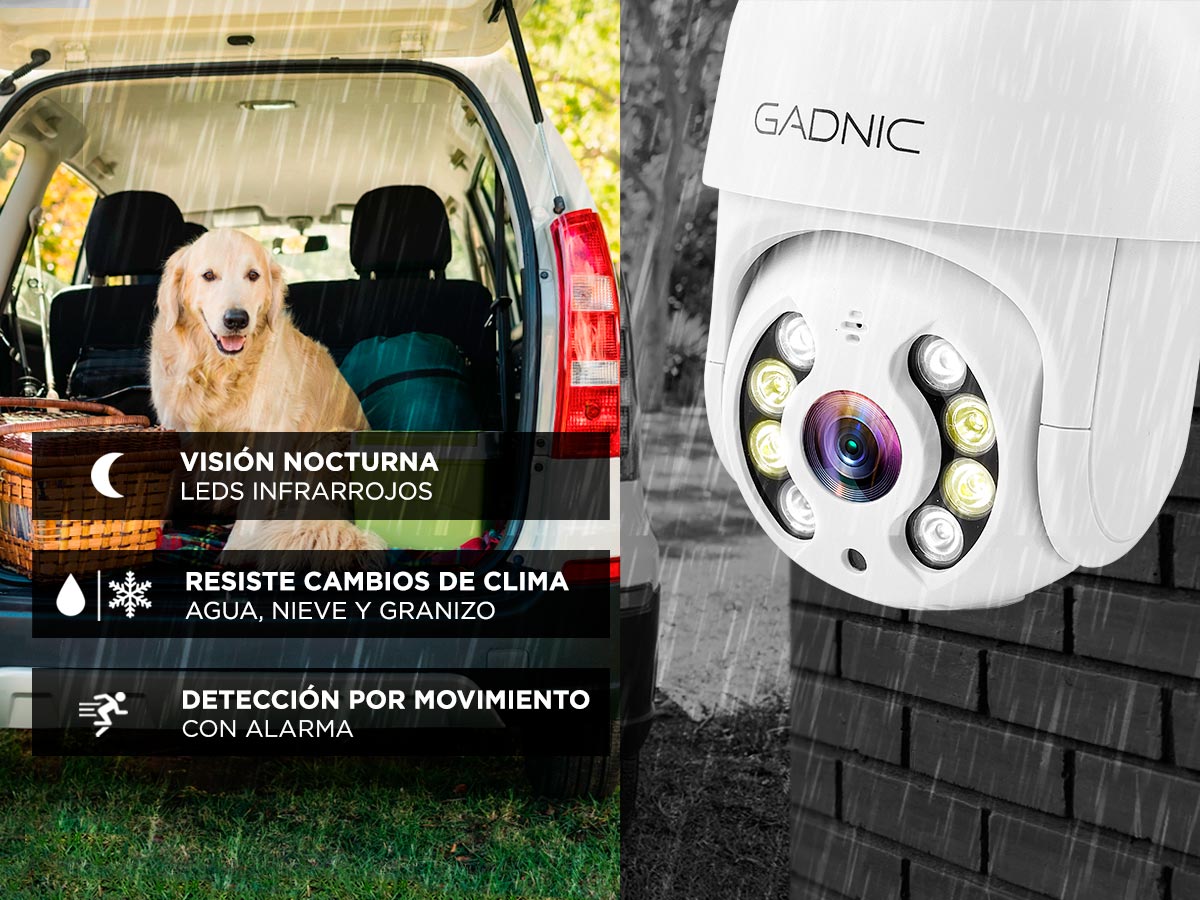 Camaras de Seguridad Wifi IP Gadnic DM200W x3 Full HD Motorizada - Imagen 3