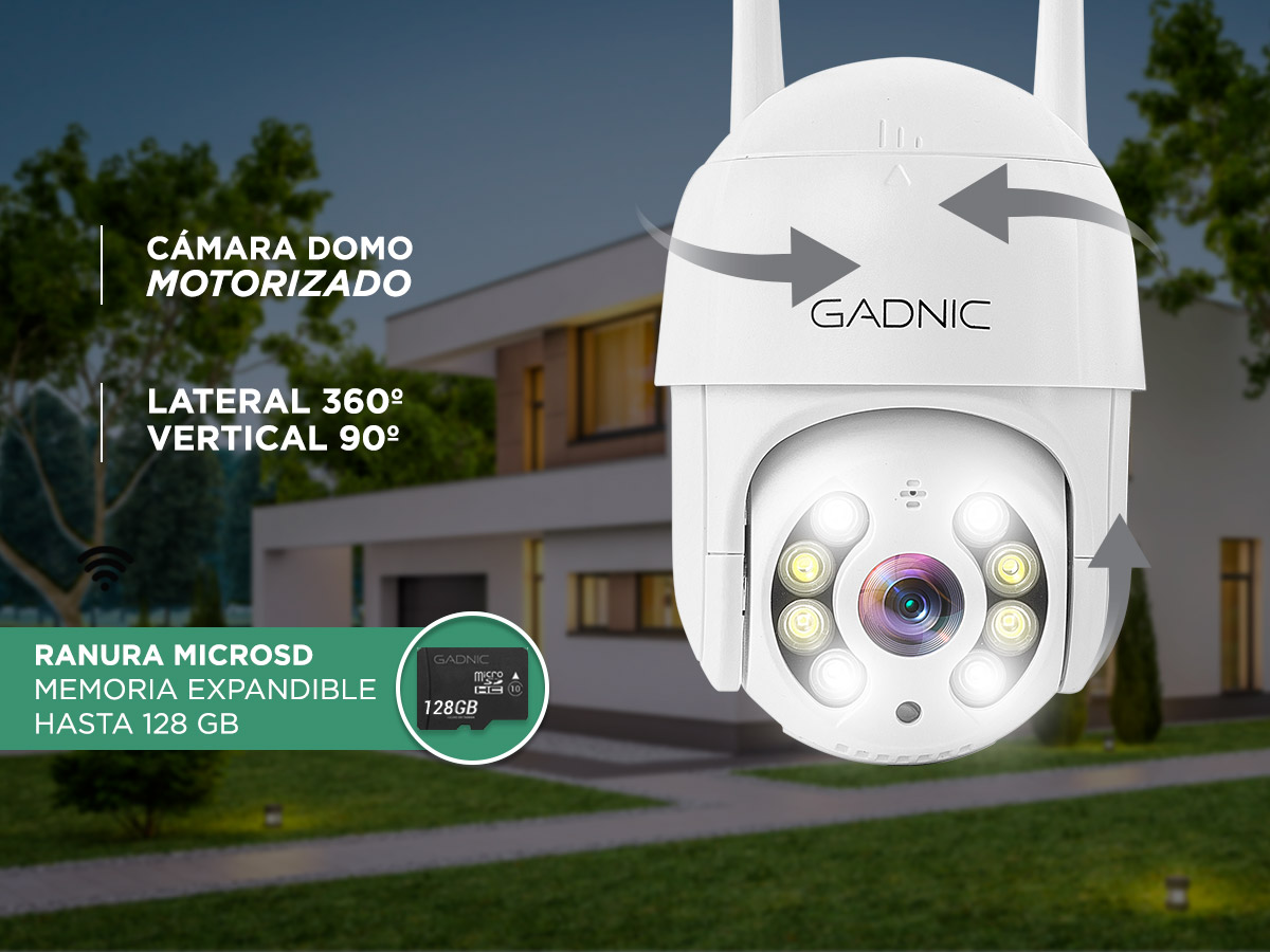 Camaras de Seguridad Wifi IP Gadnic DM200W x3 Full HD Motorizada - Imagen 6