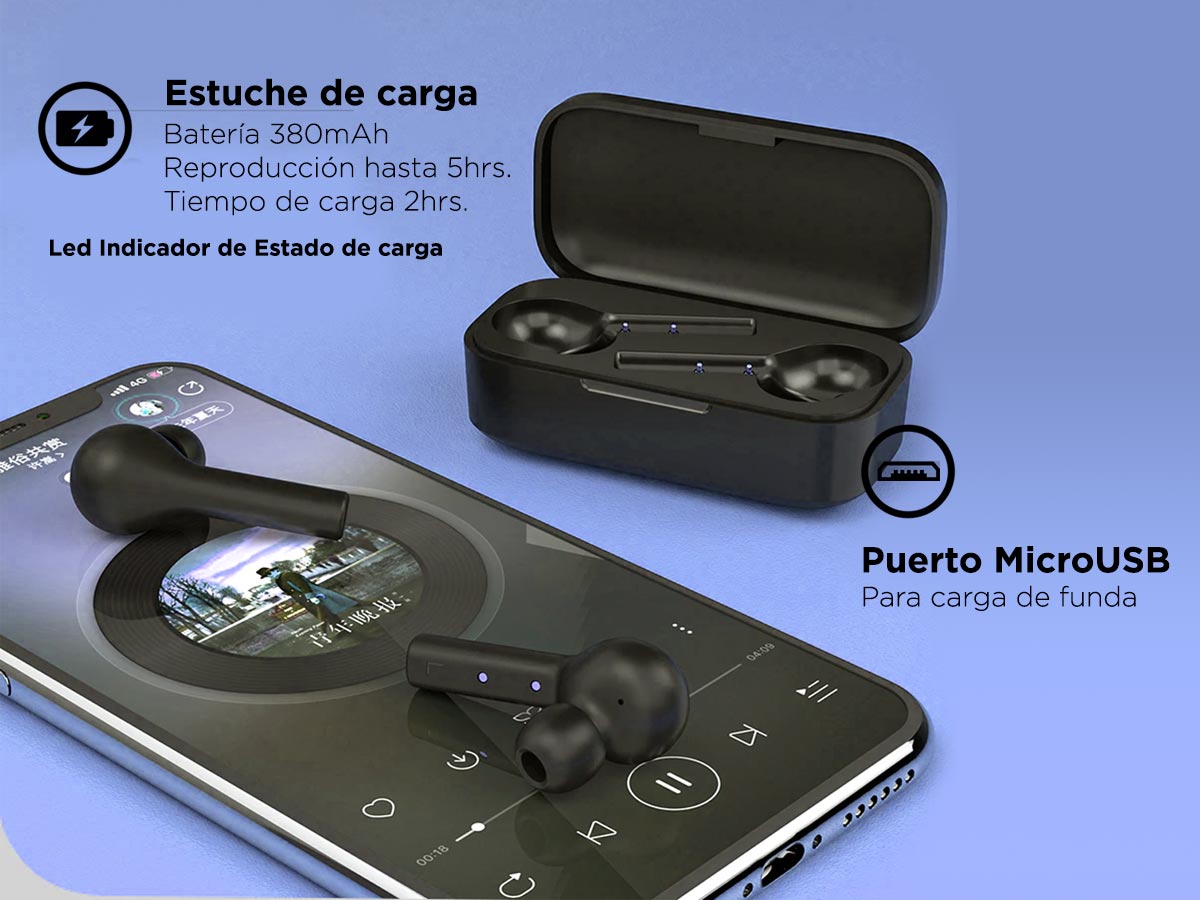 Auricular Bluetooth Inalambrico QCY T5 - Imagen 5