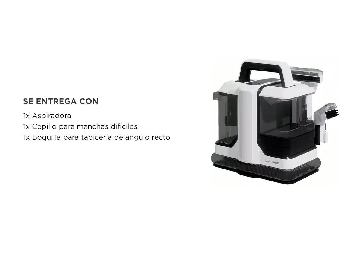 Aspiradora Limpiador de Tapizados Gadnic Dustmaster Quita Manchas 330W - Imagen 7