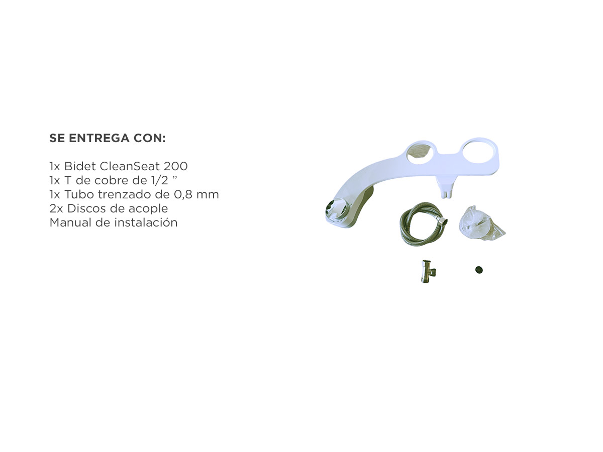 Bidet Para Inodoro Gadnic Agua Fría 2 Boquillas - Imagen 7