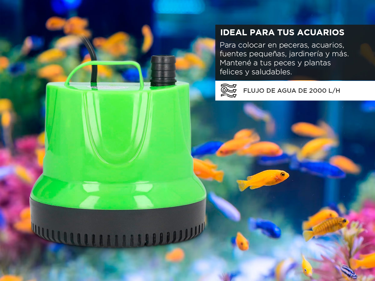 Bomba de Agua Sumergible Gadnic AQUA01 Desagotadora de Pecera - Imagen 3