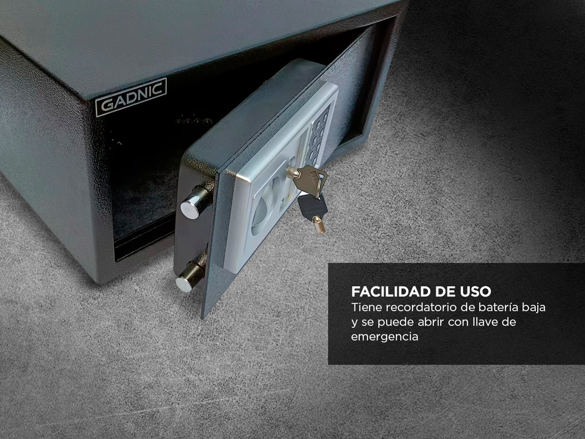 Caja Fuerte de Seguridad Gadnic Cerradura electrónica - Imagen 4