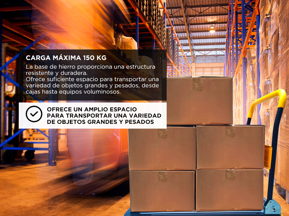 Carro Plegable Gadnic Con Plataforma - Imagen 3