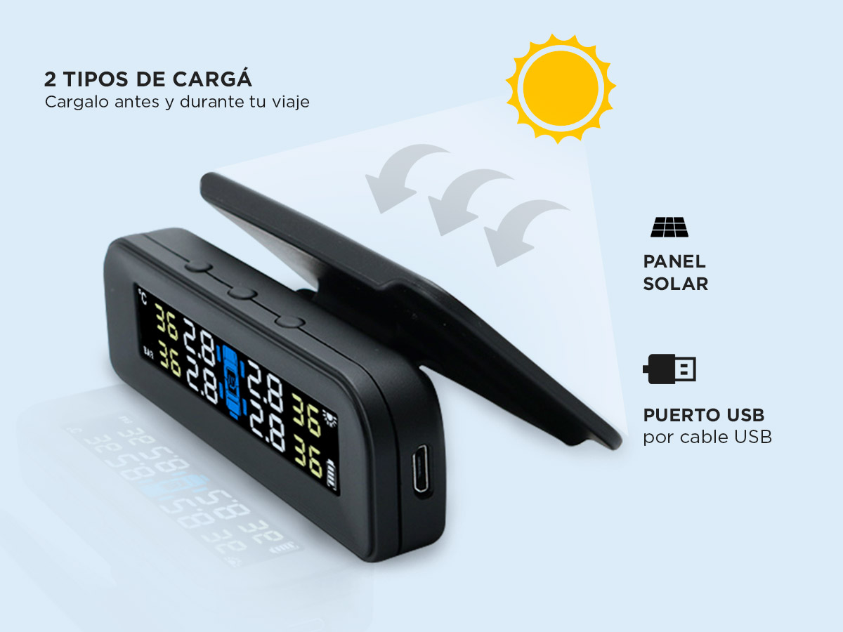 Monitor De Presión Neumática Gadnic Inalambrico Presión Y Temperatura - Imagen 4