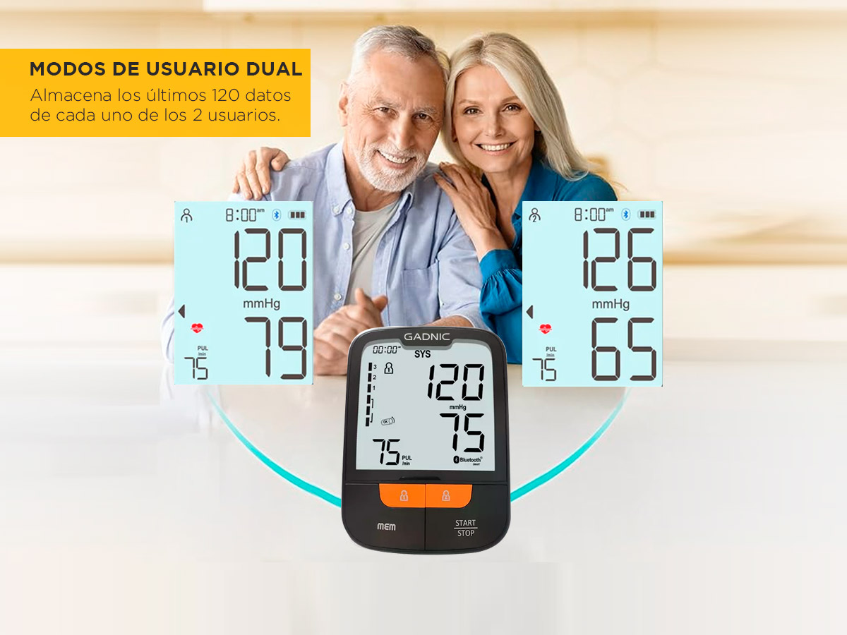 Tensiómetro Digital De Brazo Gadnic Monitor de Presión Arterial Automático - Imagen 4