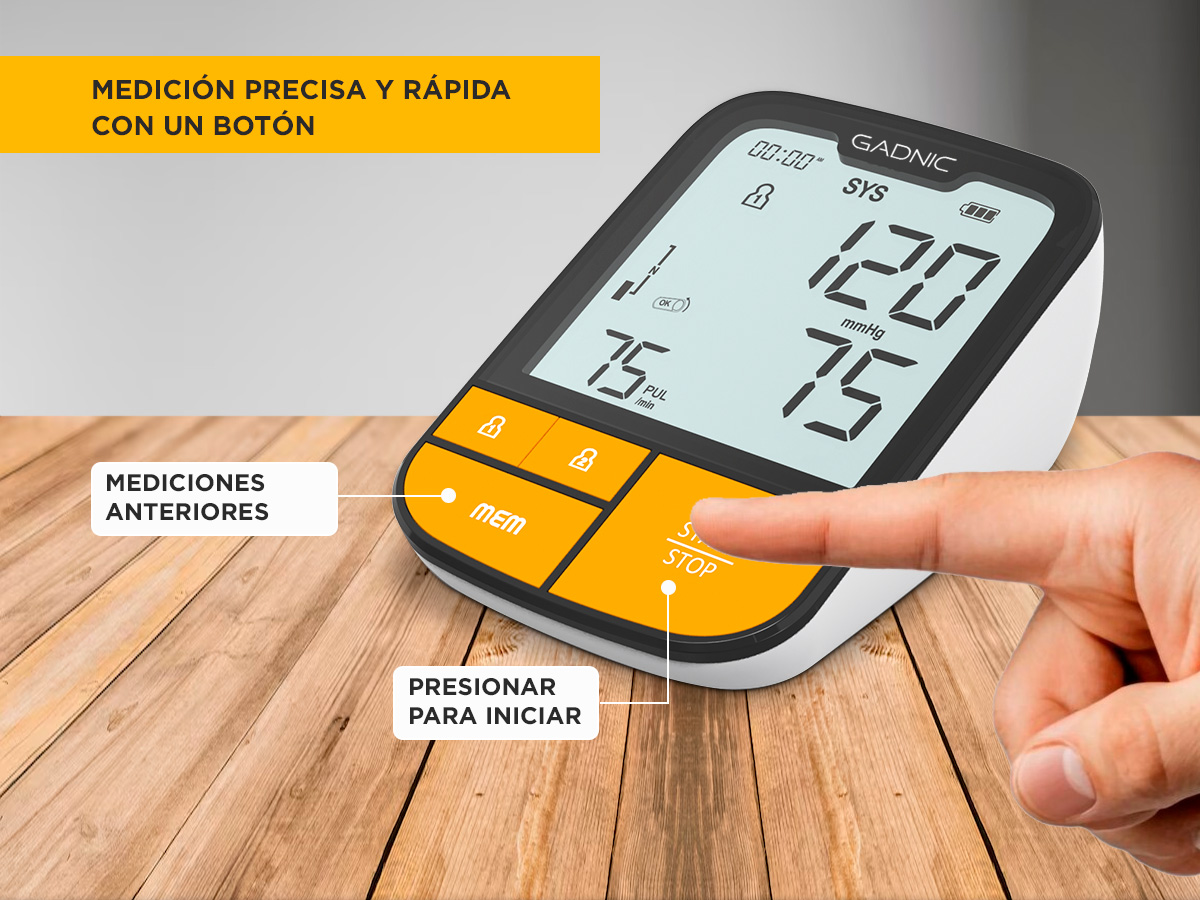 Tensiómetro De Presión Arterial Gadnic Para Brazo Digital - Imagen 5