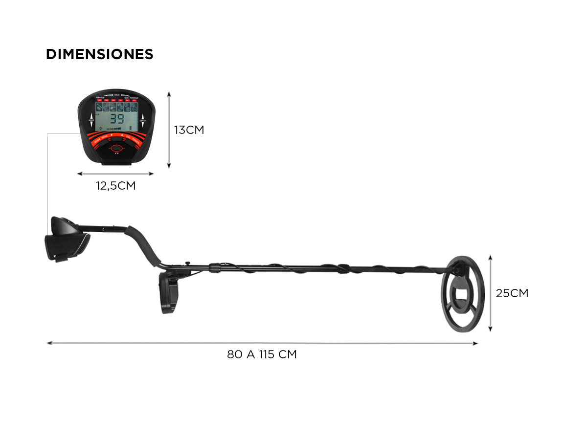 Detector De Metales Gadnic Plata Oro Profesional - Imagen 6