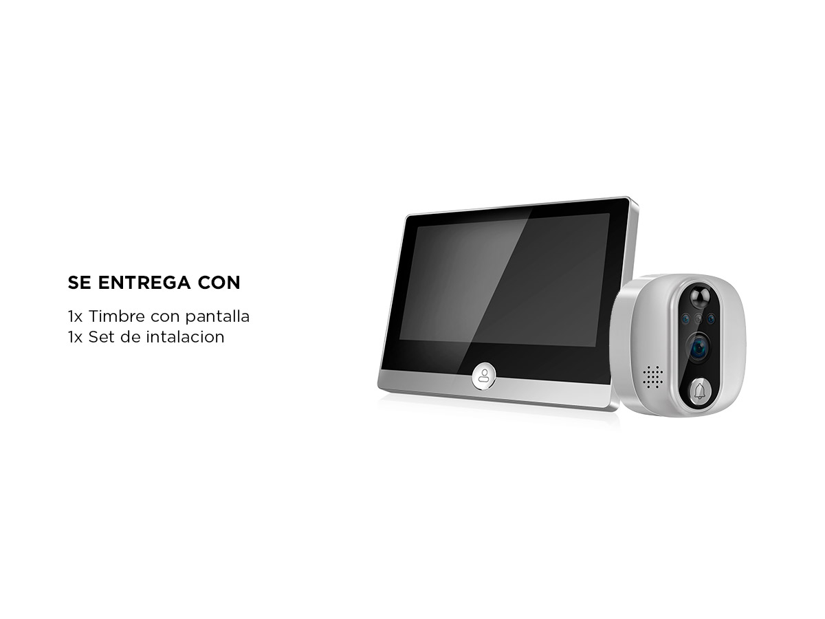 Timbre Gadnic con cámara mirilla puerta - Imagen 7