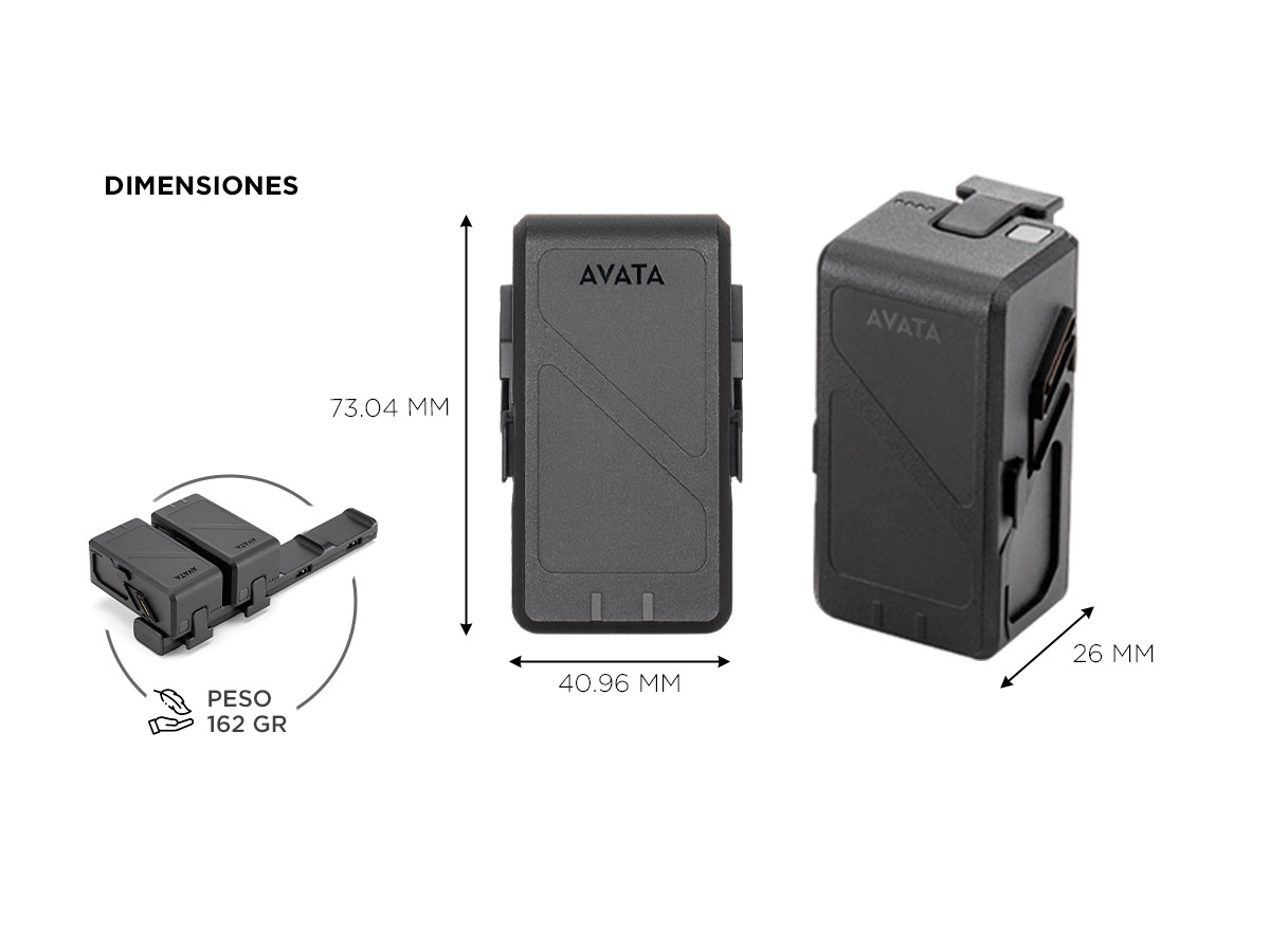 2 Batería de Vuelo Inteligente DJI Avata Fly More Kit + hub de carga - Imagen 6