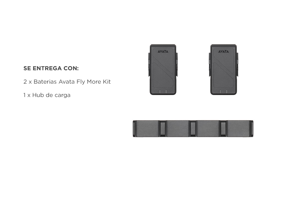 2 Batería de Vuelo Inteligente DJI Avata Fly More Kit + hub de carga - Imagen 7