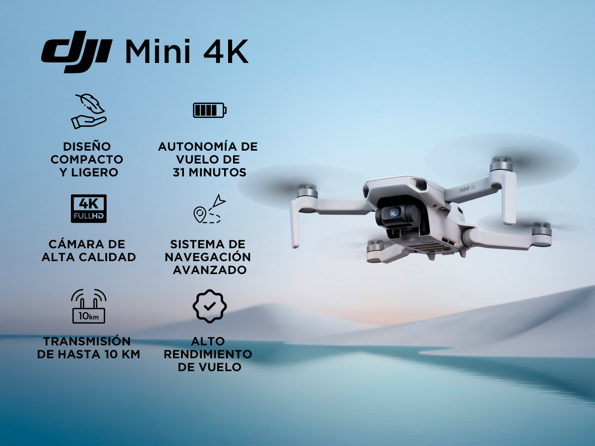 Drone DJI Mini 4K Control Remoto DJI RC-N1C - Imagen 2