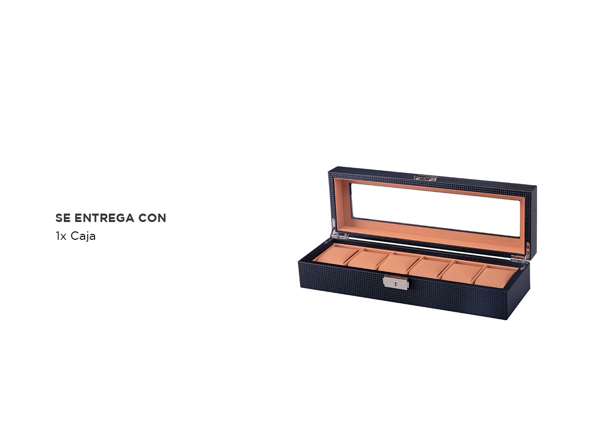 Estuche Organizador Gadnic AA954 de Relojes 6 Espacios - Imagen 6