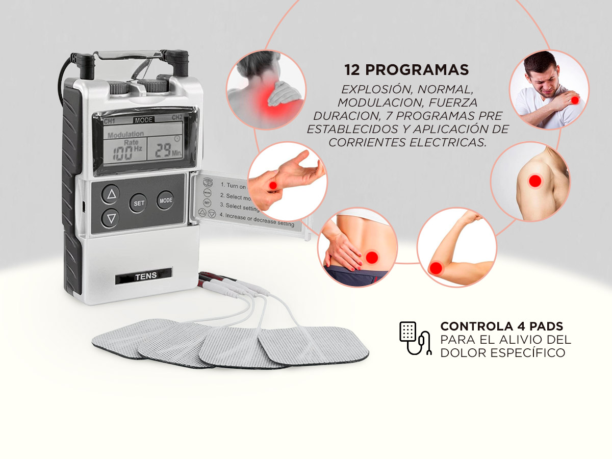 Electro Estimulador Portátil Gadnic Masajeador Muscular - Imagen 5