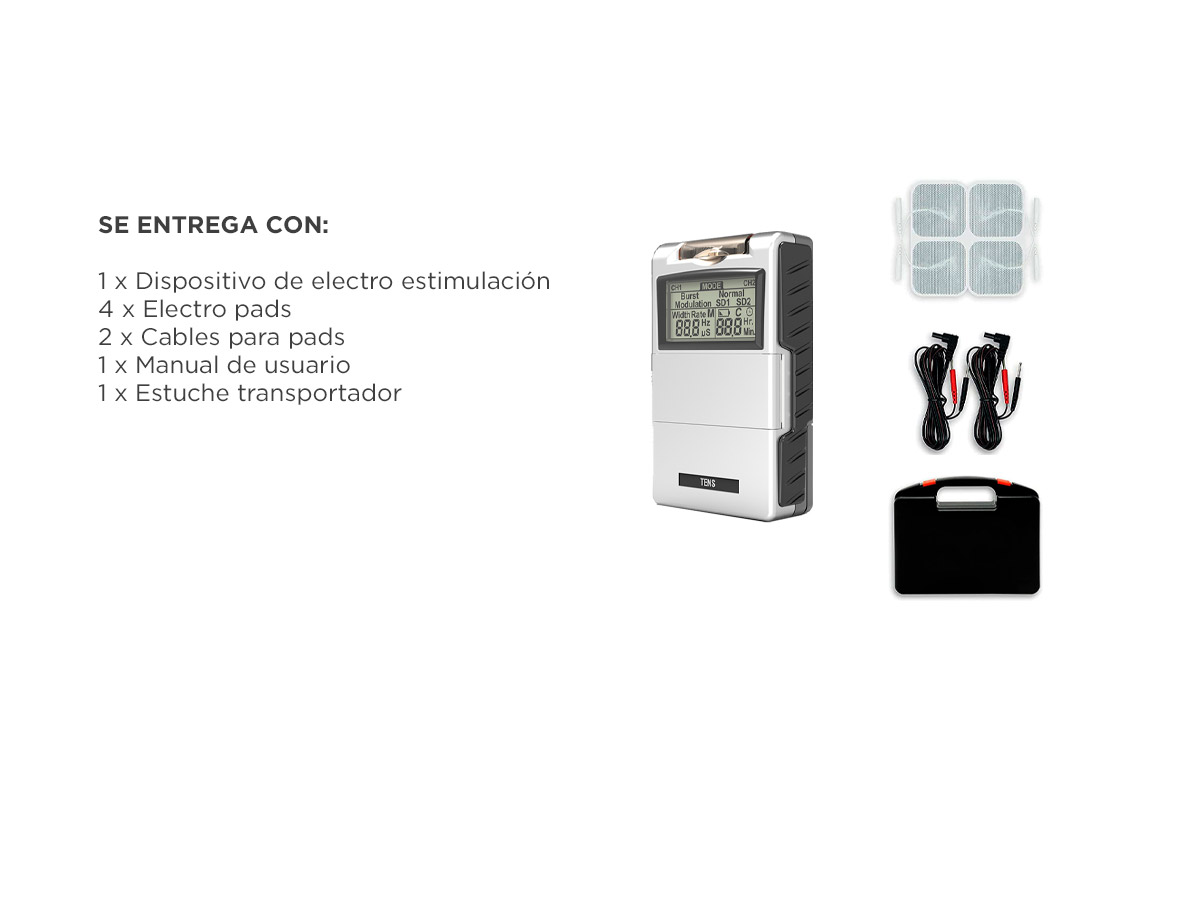 Electro Estimulador Portátil Gadnic Masajeador Muscular - Imagen 7