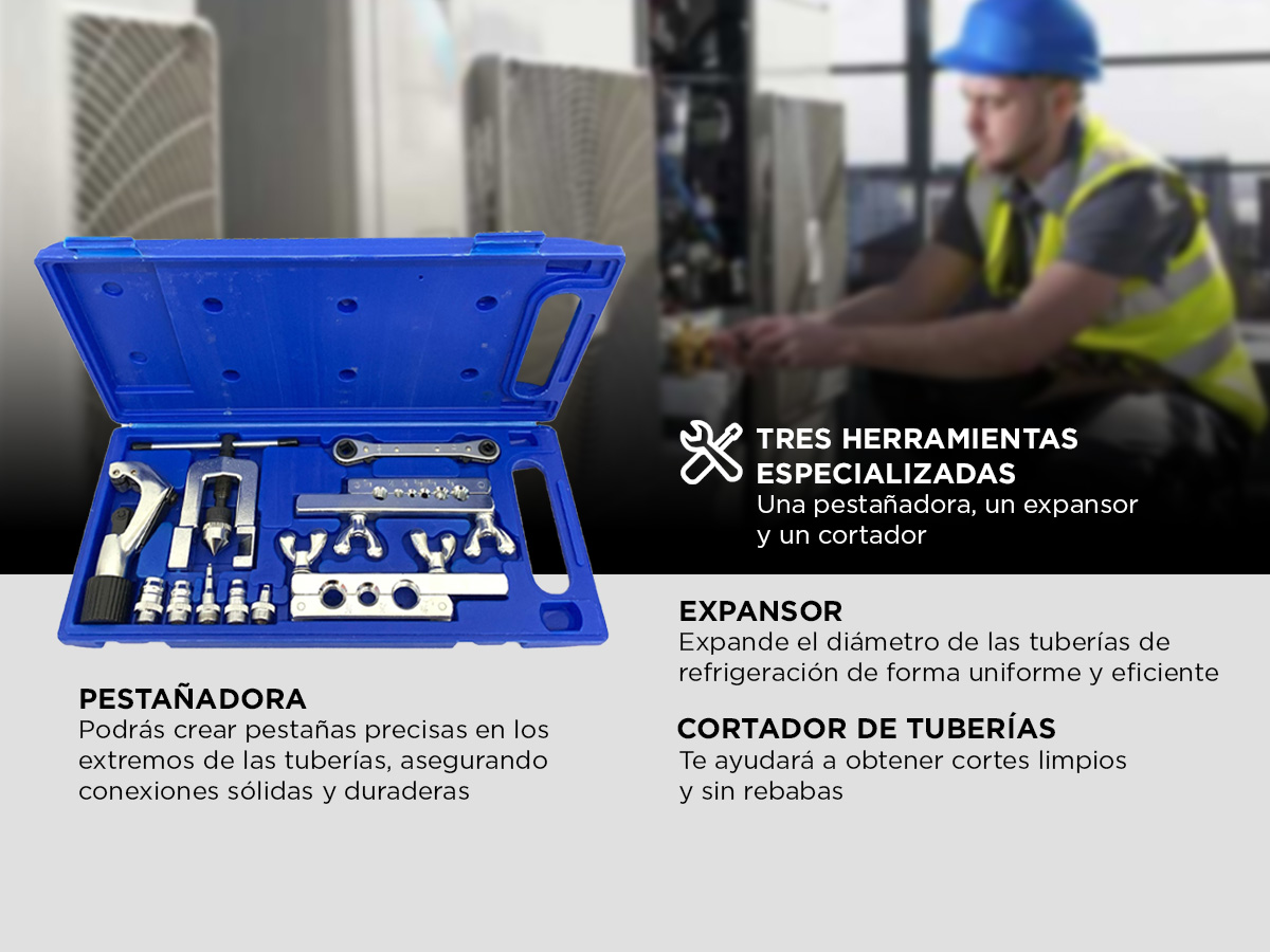 Kit Herramientas de Sistema de Refrigeración Gadnic Profesional - Imagen 4