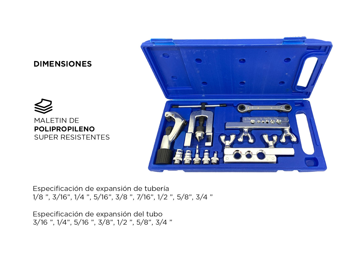 Kit Herramientas de Sistema de Refrigeración Gadnic Profesional - Imagen 5