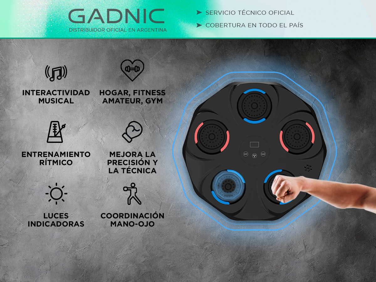 Pad de Boxeo Musical Gadnic Máquina para Practica - Imagen 2